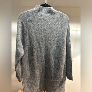 NWT Lulus thick gray mock neck gray sweater dress